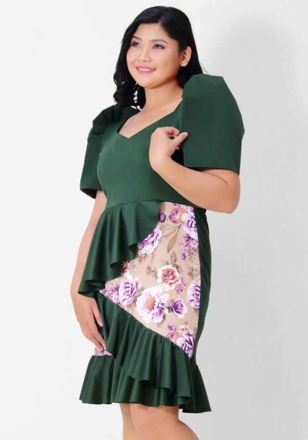 filipiniana with slit